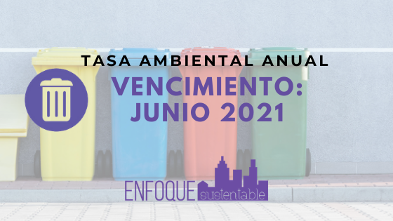 Tasa Ambiental Anual Residuos Peligrosos